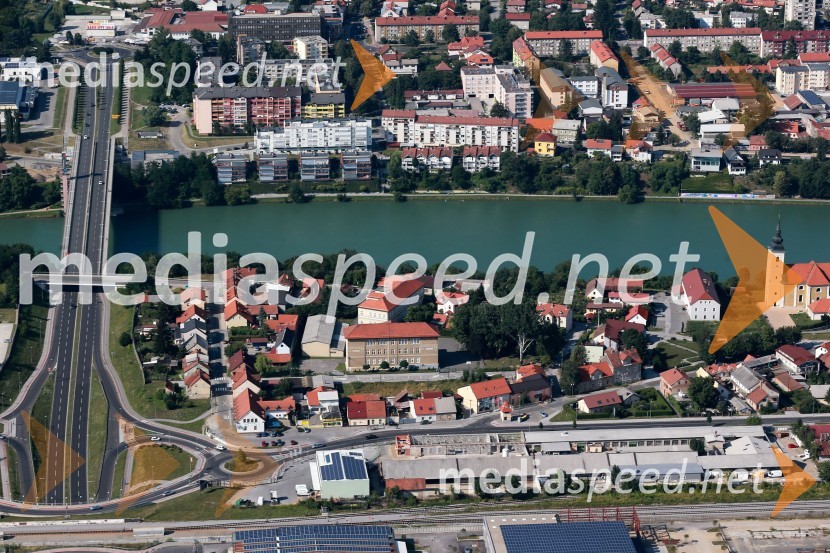 Koroški most; Studenci; Koroška cestaMaribor in okolica iz zraka