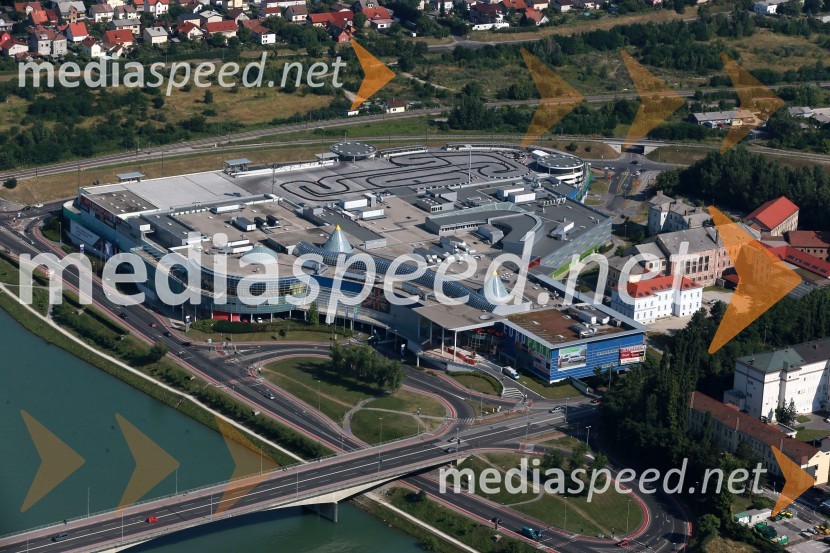 Europark Maribor&nbsp;Maribor in okolica iz zraka