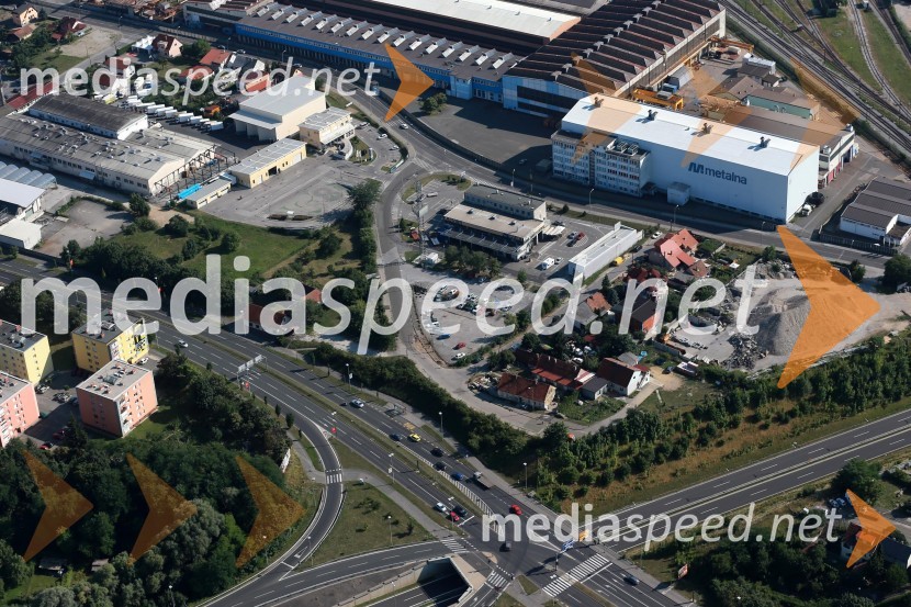 Metalna, Tezno MariborMaribor in okolica iz zraka