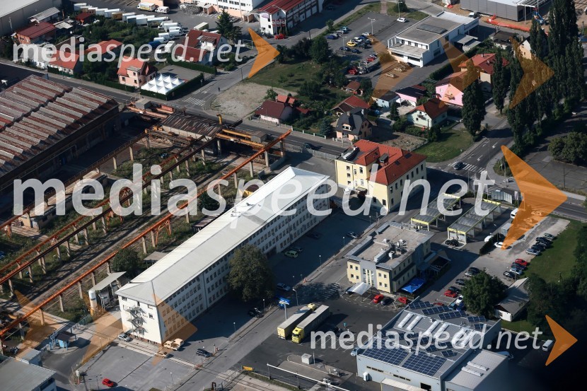 Zagrebška cesta, Maribor, Višja strokovna šola za gostinstvo in turizem Maribor, Ploj&nbsp;Maribor in okolica iz zraka