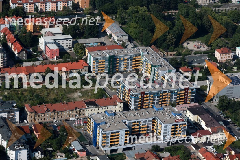 Tabor Maribor, MagdalenaMaribor in okolica iz zraka