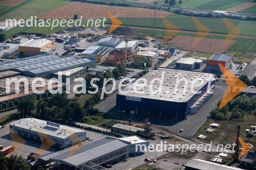 Schenker, Kamo servis, Tezno MariborMaribor in okolica iz zraka