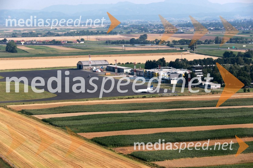 Aerodrom MariborMaribor in okolica iz zraka
