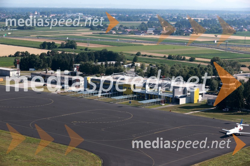 Aerodrom MariborMaribor in okolica iz zraka