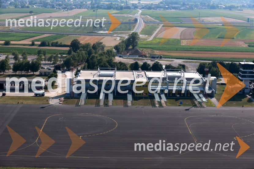 Aerodrom MariborMaribor in okolica iz zraka
