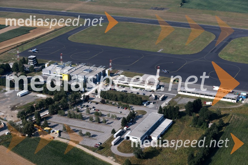 Aerodrom MariborMaribor in okolica iz zraka