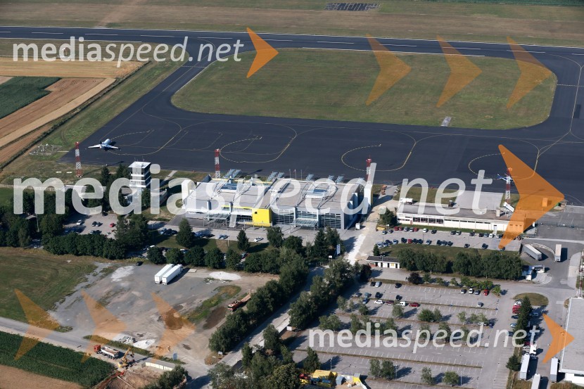 Aerodrom MariborMaribor in okolica iz zraka