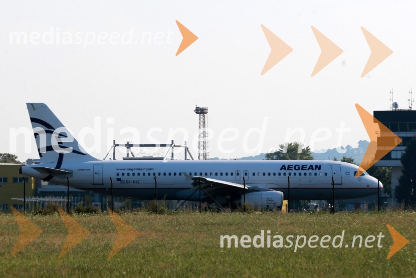 Letalo Aegean SX-DVL; Airbus&nbsp;Maribor in okolica iz zraka