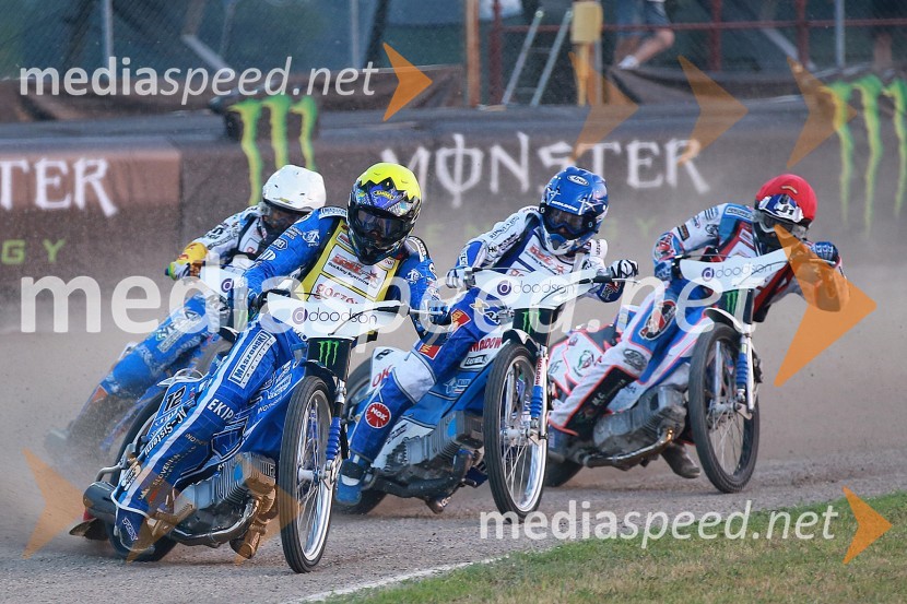 Emil Sayfutdinov (Rusija); Matej Žagar (Slovenija);  Nicki Pedersen (Danska); Nicolas Covatti (Italija)Speedway VN Italije