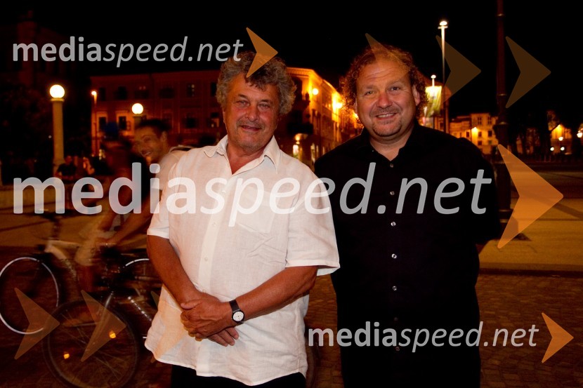 Janez Koželj, podžupan Mestne občine Ljubljana; Darko Brlek, direktor Festivalja LjubljanaFestival Ljubljana 2013: Aleksander Rudin in Musica Viva