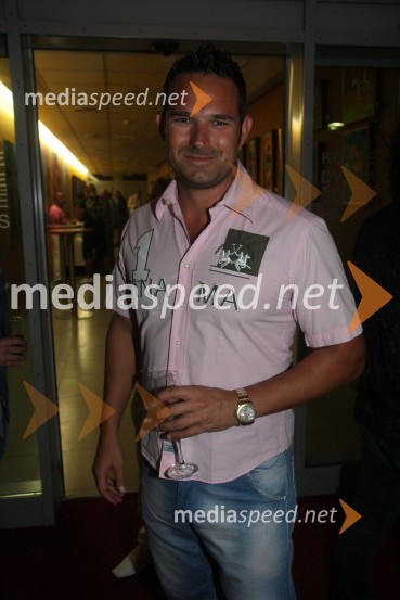 Rok Snežič, podjetnikJurij Bradač, zabava ob rojstnem dnevu