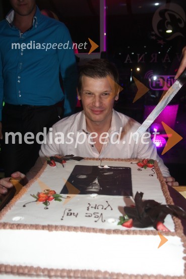 Jurij Bradač, igralec ter manekenJurij Bradač, zabava ob rojstnem dnevu