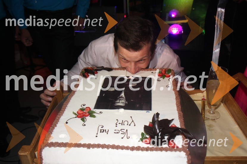 Jurij Bradač, igralec ter manekenJurij Bradač, zabava ob rojstnem dnevu