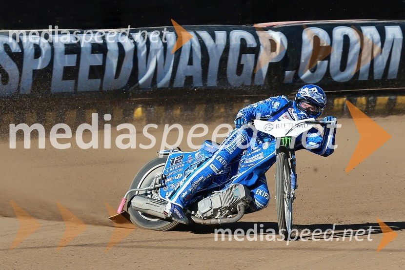 Matej Žagar (Slovenija)Trening pred VN Latvije