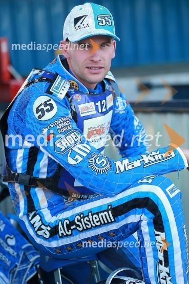 Matej Žagar (Slovenija)Trening pred VN Latvije