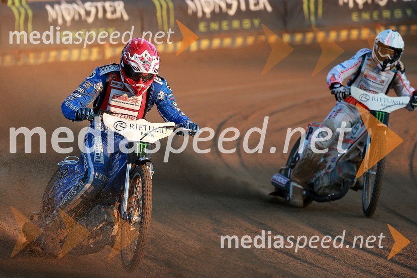 Matej Žagar (Slovenija); Andreas Jonsson (Švedska)Speedway VN Latvije