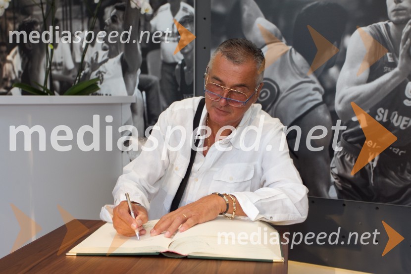 Damir Šolman, nekdanji košarkarObisk legend jugoslovanske košarke v Ljubljani