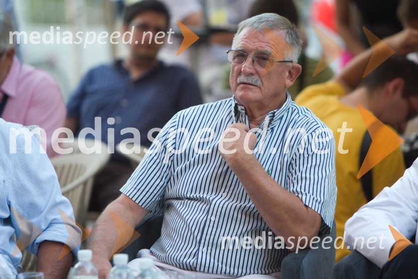 Rato Tvrdić, nekdanji košarkarObisk legend jugoslovanske košarke v Ljubljani