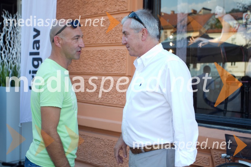 Uroš Kuznič, Zavarovalnica Triglav; Iztok Rems, KZSObisk legend jugoslovanske košarke v Ljubljani