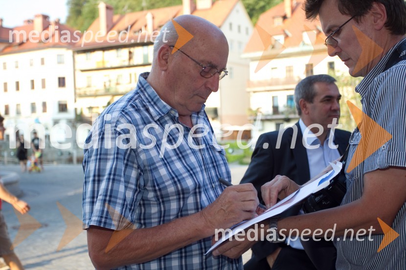 Ivo Daneu, nekdanji košarkarObisk legend jugoslovanske košarke v Ljubljani