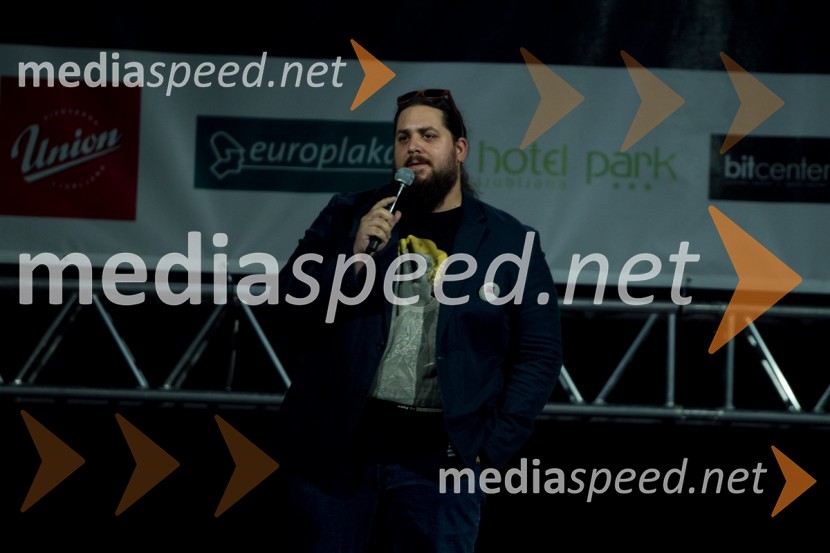 Boštjan Gorenc-Pižama, stand up komik6. poletni festival Panč, otvoritev