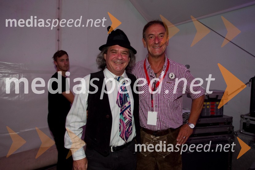 Klemen Košir, humorist; Hubi Aschenbrücker, humoristFestival Avsenik 2013, Avsenikov dan