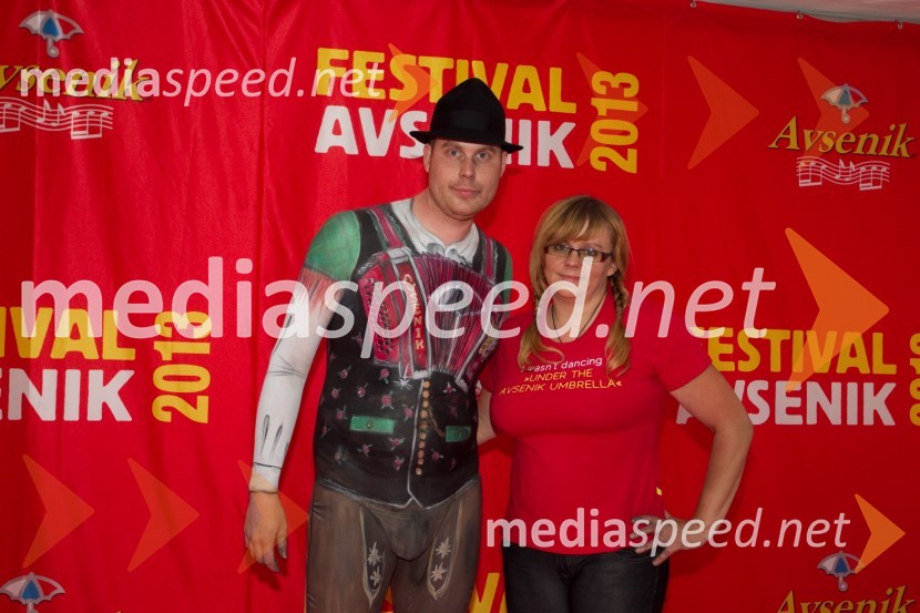 Nejc Poljanec; Alenka PeterneljFestival Avsenik 2013, Avsenikov dan