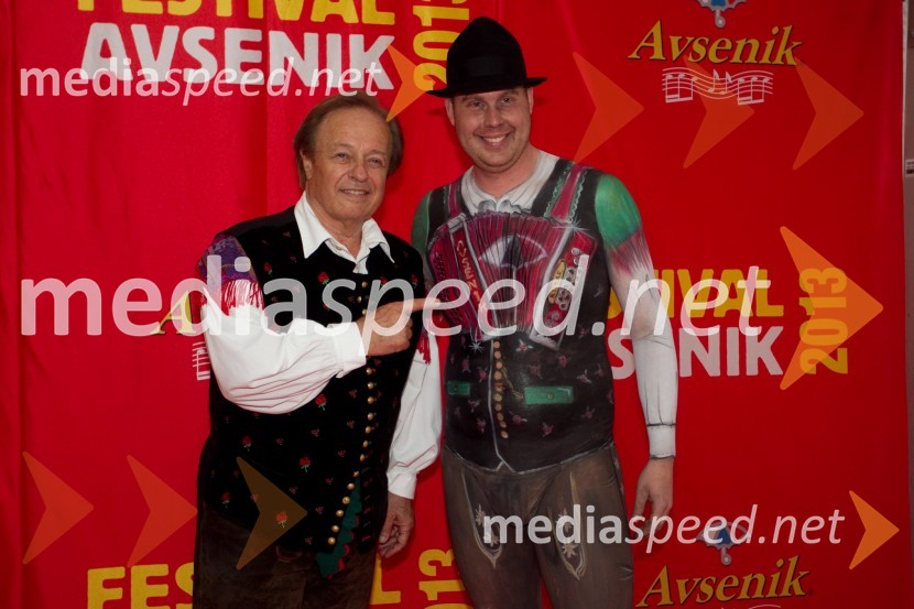 Alfi Nipič, pevec; Nejc PoljanecFestival Avsenik 2013, Avsenikov dan