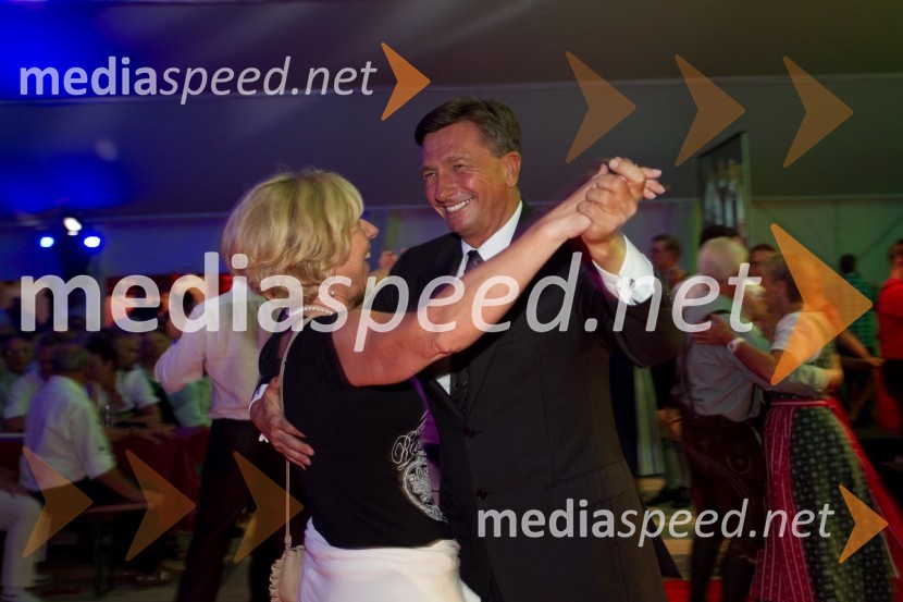 Irena Svetina; Borut Pahor, predsednik Republike SlovenijeFestival Avsenik 2013, Avsenikov dan