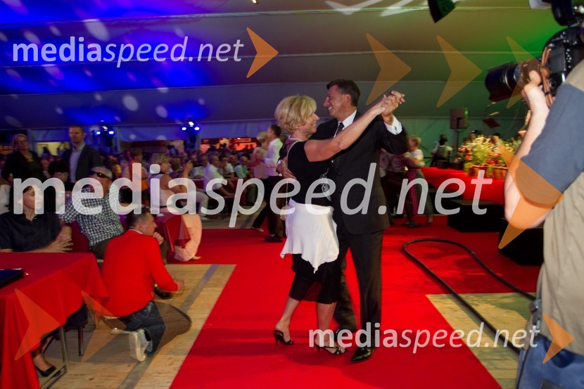 Irena Svetina; Borut Pahor, predsednik Republike SlovenijeFestival Avsenik 2013, Avsenikov dan