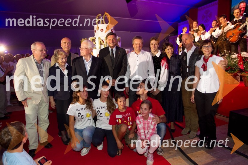 Družina Avsenik, Borut Pahor, predsenik Republike Slovenije Festival Avsenik 2013, Avsenikov dan