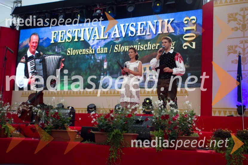 Betka Šuhel Mikolič, BPR; Sašo Avsenik, glasbenikFestival Avsenik 2013, slovenski dan