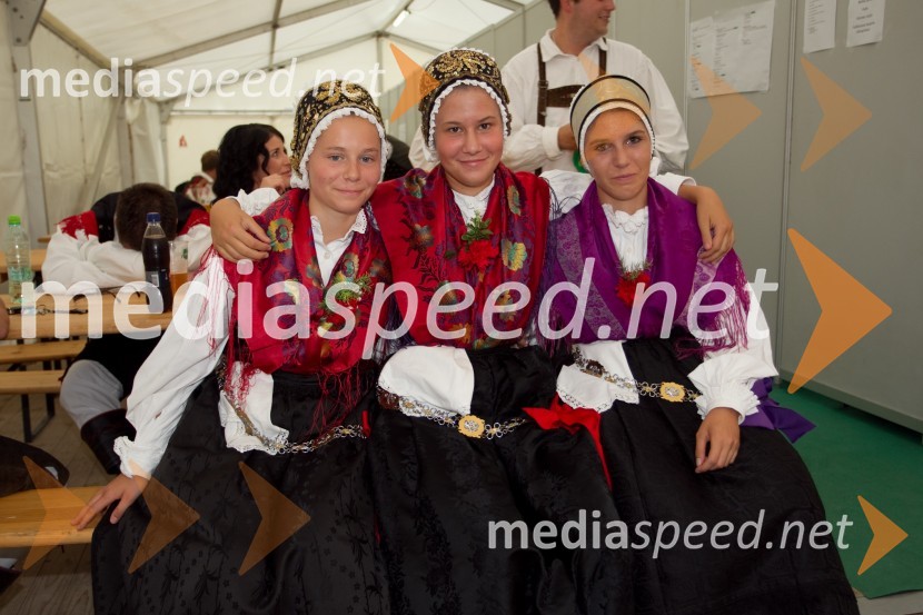 Folklorna skupina Iskraemeco KranjFestival Avsenik 2013, slovenski dan