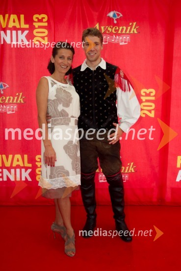 Betka Šuhel Mikolič, BPR; Sašo Avsenik, glasbenikFestival Avsenik 2013, slovenski dan
