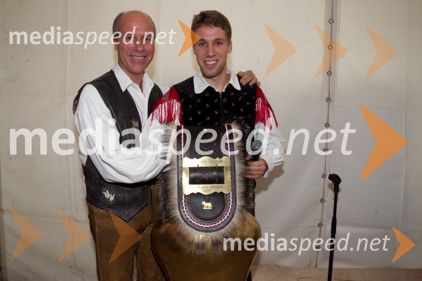 Gregor Avsenik, organizator Festivala Avsenik; Sašo Avsenik, glasbenikFestival Avsenik 2013, slovenski dan