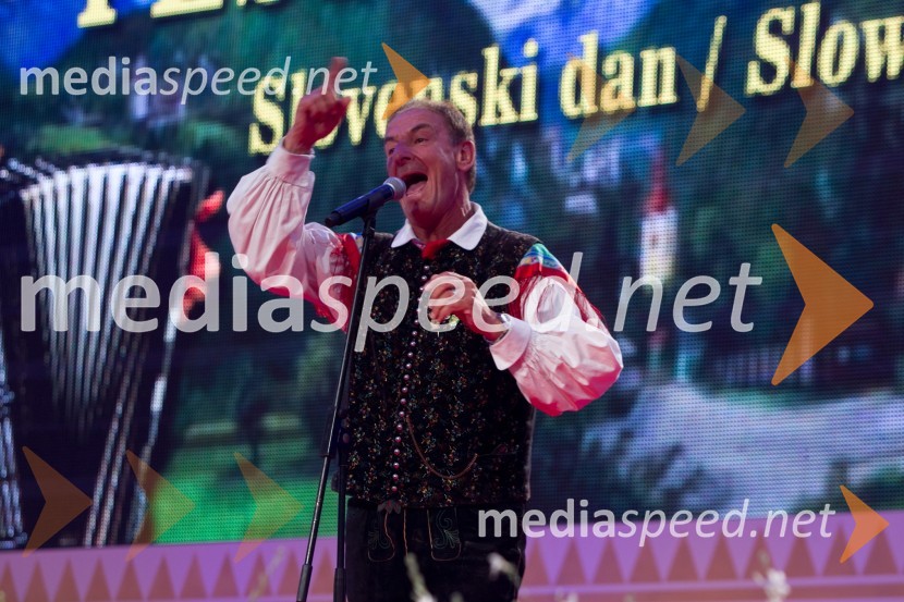 Hubi Aschenbrücker, humoristFestival Avsenik 2013, slovenski dan