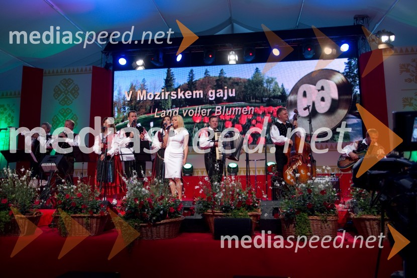 Nuša Derenda, pevka; Ansambel ZupanFestival Avsenik 2013, slovenski dan