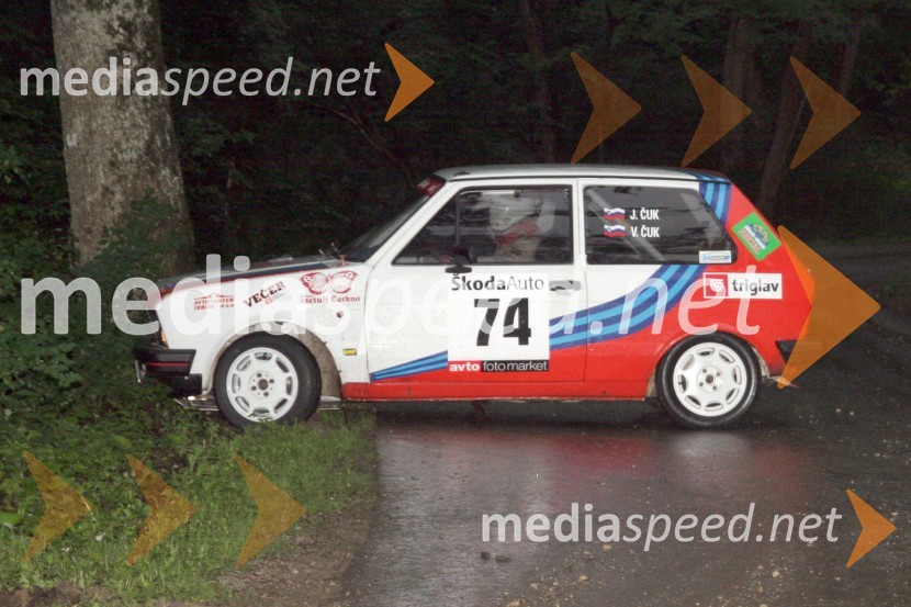 Jurij in Valerija Čuk (Slovenija)RALLY, 3.Škoda rally Maribor