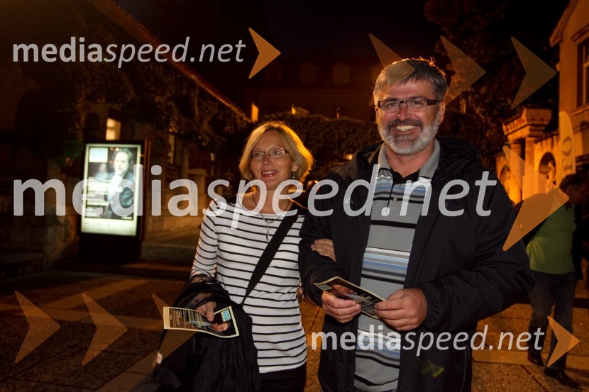 Roman Jakič, minister za obrambo s soporogoVlado Kreslin, tradicionalni koncert v Križankah
