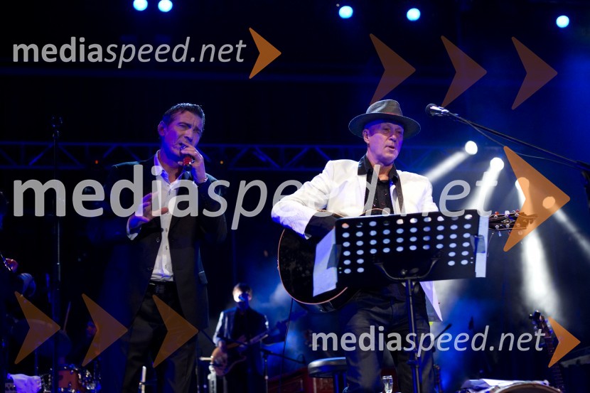 Massimo Savič, glasbenik; Vlado Kreslin, glasbenikVlado Kreslin, tradicionalni koncert v Križankah
