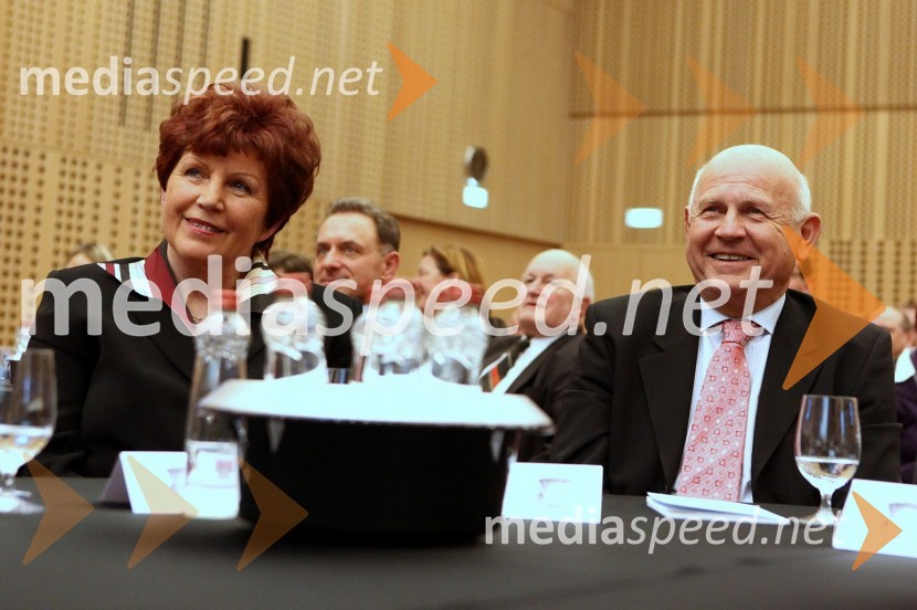 Zdenka Cerar, nekdanja pravosodna ministrica in generalna tožilka in Janez Kocijančič, predsednik olimpijskega komitejaV spomin: Zdenka Cerar, nekdanja pravosodna ministrica in generalna tožilka