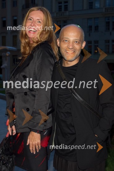 Jasmina Držanič; Zoran Garevski, modni oblikovalecEx Ponto 2013, otvoritev festivala