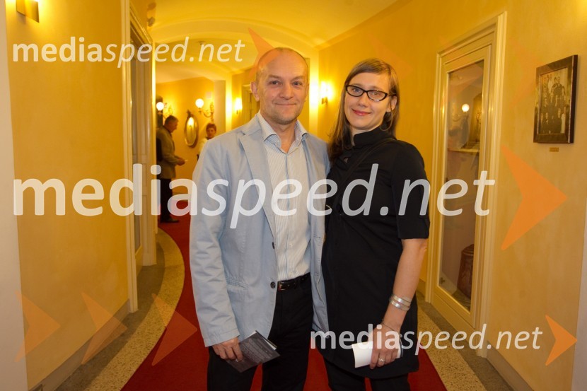 Iztok Kovač, direktor in umetniški vodja Centra kulture Španski borci, 
Meta Lavrič, vodja programa in produkcije v Španskih borcihEx Ponto 2013, otvoritev festivala