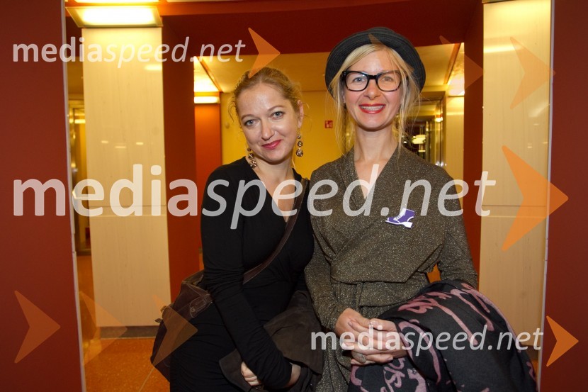 Barbara Pia Jenič, režiserka; Natalija Pihler, profesorica nemščineEx Ponto 2013, otvoritev festivala