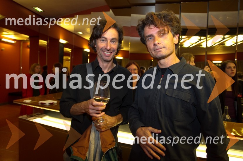 Uroš Rakovec, glasbenik; Jure Longyka, moderatorEx Ponto 2013, otvoritev festivala