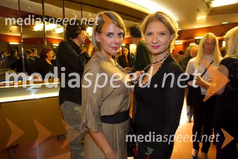 Maša Kljun, novinarka; Vesna Pernarčič, igralkaEx Ponto 2013, otvoritev festivala