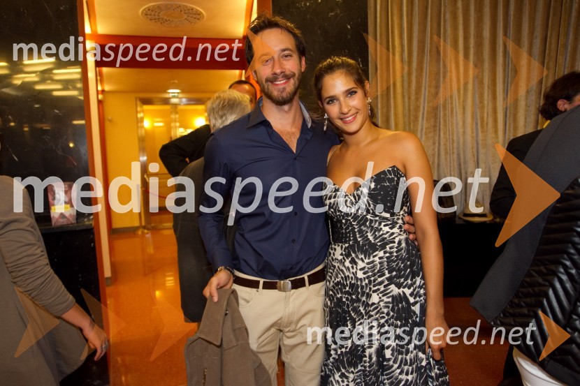 Miha Rodman, igralec; Saša Pavlin Stošić, igralkaEx Ponto 2013, otvoritev festivala