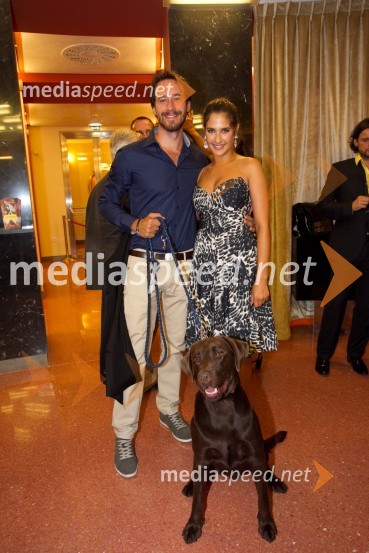 Miha Rodman, igralec; Saša Pavlin Stošić, igralkaEx Ponto 2013, otvoritev festivala