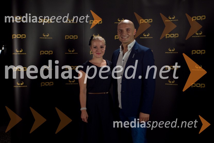 Ana Žontar Kristanc, Ana kuha; Branko Čakarmiš, programski direktor Pro PlusaPOP Promenada 2013