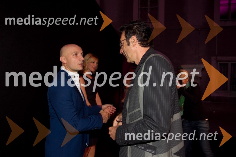 Branko Čakarmiš, programski direktor Pro Plusa; Branko Djurič-Đuro, igralec, režiserPOP Promenada 2013